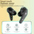 Air Plus Bluetooth 5.0 Mini Binaural Wireless Stereo Sports Bluetooth Earphone with Charging Box(Black)