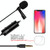 YICHUANG YC-VM20 3.5mm Port Video Recording Omnidirectional Lavalier Microphone, Cable Length: 6m