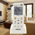 CHUNGHOP K-390EW WiFi Smart Universal Air Conditioner A/C Remote Control with Backlight & LED Light & Base, Support 2G / 3G / 4G / WiFi Network, EU Plug