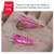 10 PCS 4cm Fishing Soft Artificial Shrimp Bait Lures Popper Poper Baits with Hook(Pink)