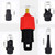 Surfing Paddle Board Rubber Boat Inflatable Bed Air Valve Adapter Car Air Pump Adapter(Red)