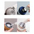 4 PCS Multifunctional Cup Lid Cleaning Brush Slit Feeding Bottle Tube Brush Kitchen Tableware Crevice Brush(White)