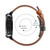 22mm For Huawei Watch GT2e / GT2 46mm Black Butterfly Buckle Leather Watch Band(Brown)