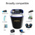 ACCNIC 7512 Car High-power Inverter QC3.0 Car Power Converter USB Interface 12V/24V To 220V