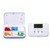 Regular Reminder Compartment Electronic Pill Box 6 Grid Electronic Version Mini Sealed Pill Box(Blue)