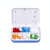 Regular Reminder Compartment Electronic Pill Box 6 Grid Electronic Version Mini Sealed Pill Box(Blue)