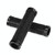 BaseCamp BC-607 1 Pair Bicycle MTB Bike Lock-on Rubber Handlebar Grips (Black)