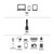 5 PCS USB-C / Type-C Male to USB 3.0 Female OTG Adapter (White)