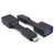 5 PCS Micro USB Male to USB 3.0 Female OTG Adapter (Black)