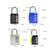 4 PCS Four Digits Combination Lock Lluggage Gym Anti-theft Padlock, Style:8075 4 PCS Four Digits Combination Lock Lluggage Gym Anti-theft Padlock, Style:8075