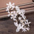 Hairpin Earring Set Hairband Set Children  Performance Headdress(White)