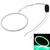 90mm 5W 180LM Angel Eyes Circles Car Headlight COB LED Lights for Vehicles, DC 12-24V (Green Light) 90mm 5W 180LM Angel Eyes Circles Car Headlight COB LED Lights for Vehicles, DC 12-24V (Green Light)