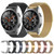 For Honor Magic Watch 2 / Galaxy Active2 22mm Milan Stainless Steel Mesh Watch Band(Silver)