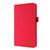 For Lenovo Tab M7 Horizontal Flip TPU + Fabric PU Leather Protective Case with Name Card Clip(Red)