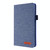 For Lenovo Tab M7 Horizontal Flip TPU + Fabric PU Leather Protective Case with Name Card Clip(Dark Blue)