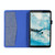 For Lenovo Tab M7 Horizontal Flip TPU + Fabric PU Leather Protective Case with Name Card Clip(Dark Blue)