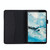 For Lenovo Tab M7 Horizontal Flip TPU + Fabric PU Leather Protective Case with Name Card Clip(Black)