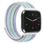 For Fitbit Versa 1 / 2 Universal Nylon Strap Watch Band(Blue Pinstripe)