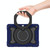 For iPad 10.2 2021 Armor Contrast Color Silicone + PC Tablet Case(Navy Blue)