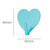 10 PCS Love Heart Hook Stainless Steel Heart Shaped Room Decoration Hook(Stainless Steel Color)