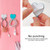10 PCS Love Heart Hook Stainless Steel Heart Shaped Room Decoration Hook(Stainless Steel Color)