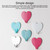 10 PCS Love Heart Hook Stainless Steel Heart Shaped Room Decoration Hook(Stainless Steel Color)