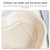 Children Tableware Baby Kindergarten Divided Plate(Beige Yellow)