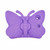 Butterfly Bracket Style EVA Children Shockproof Protective Case For iPad 10.2 2021 / 2020 / 2019 / 10.5(Purple)