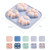 Household Cat Paw Shape Creative Silicone Ice Box Ice Cube Mold Ice Hockey DIY Food Supplement Box with Lid(Pink Purple)