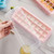 Creative 24 Grid Silicone Ice Tray Home Large Ice Cube Mold Ice Box with Lid(Light Pink) Creative 24 Grid Silicone Ice Tray Home Large Ice Cube Mold Ice Box with Lid(Light Pink)