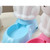 Automatic Pet Feeder Cat and Dog Large-capacity Drinking Fountain, Style:Feeder(Blue)