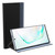 For Galaxy S20 Side Display Magnetic Horizontal Flip Plain Texture Cloth + PC Case with Holder & Sleep / Wake-up Function(Dark Blue)