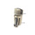2 PCS Zinc Alloy Luggage Hardware Mortise Lock Accessories(Light Gold)