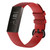 Diamond Pattern Silicone Watch Band for Fitbit Charge 4 Large Size:210*18mm(Red)