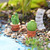 10 PCS Mini Cute Potted Artificial Plant Flower Miniature Doll House Decoration Accessories(Love Heart)