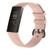 Diamond Pattern Silicone Watch Band for Fitbit Charge 4 Small Size190*18mm(Pink)