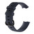 Diamond Pattern Silicone Watch Band for Fitbit Charge 4 Small Size190*18mm(Navy Blue)