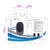 M030 4 Keys 1600DPI Laptop Office Mute Mouse, Style: Double Mode (Black)