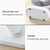D77 4W Micro USB & USB-C / Type-C Rechargeable Portable Four-speed Adjustable Automatic Head Shaking Desktop Fan(Silver)
