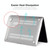 ENKAY Hat-Prince 3 in 1 Crystal Laptop Protective Case + TPU Keyboard Film + Anti-dust Plugs Set for MacBook Pro 14.2 inch A2442 2021, Version:EU Version(Orange)