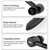 F900 Mini Earhook 180 Freely Rotating Wireless Bluetooth 5.0 Earphone Car Handsfree Call Headphone(Black Gray)