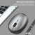 ZGB 007 2.4G Computer Laptop Wireless Mini Mouse (Grey)