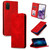 For Galaxy S20 Retro Skin Feel Business Magnetic Horizontal Flip Leather Case(Red)