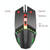 HXSJ S200 USB2.0 1600dpi Adjustable 4-Keys Colorful Glowing Wired Gaming Mouse, Length: 1.5m