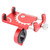 Battery Electric Vehicle Motorcycle Bicycle Riding Navigation Aluminum Alloy Mobile Phone Bracket(Red)
