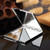 Handmade DIY Diamond Portable Double Sided Folding Mirror Gem Beauty Head(Green)