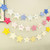 Five-pointed Star Pull Flower Bunting Birthday Holiday Party Decoration Store Dress up Layout Supplies(Gold)