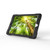 For Galaxy Tab S6 10.5 T860/T865/T867 2019  360 Degree Rotation PC + Silicone Protective Case with Holder & Hand-strap(Orange)