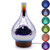 STB-XB10 3D Fireworks 7 Colors LED Night Light Air Humidifier Aroma Essential Oil Diffuser Mist Maker, Plug Type:AU Plug(Light Wood Grain)