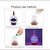 STB-XB10 3D Fireworks 7 Colors LED Night Light Air Humidifier Aroma Essential Oil Diffuser Mist Maker, Plug Type:AU Plug(Light Wood Grain)